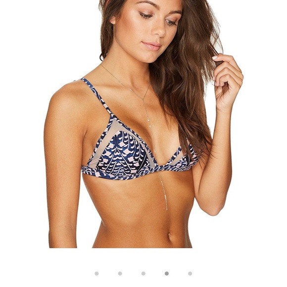 Sun Shadow Rip Curl Triangle Bikini Fixed Top - Picture 4 of 7